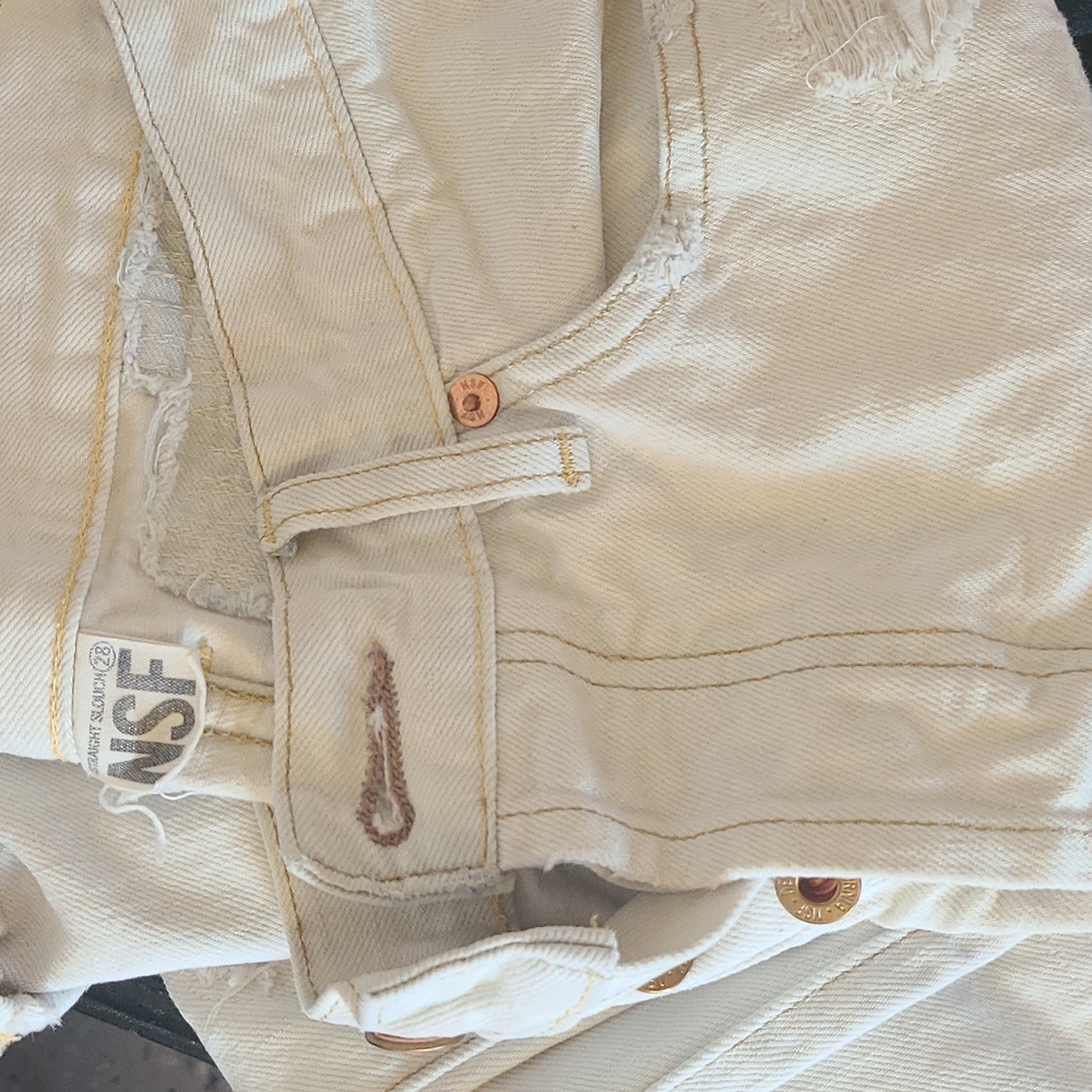 NSF white jeans